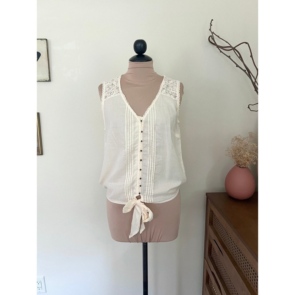 Vintage Y2K Sanctuary Romantic Lace Tank Top